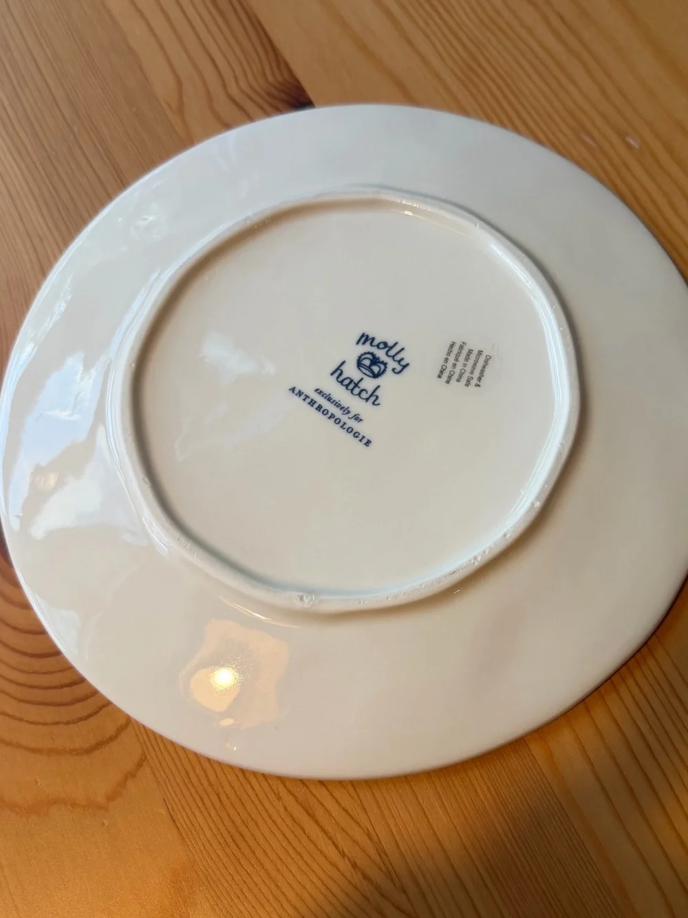 BNWT Anthropologie Dog Mom Plate